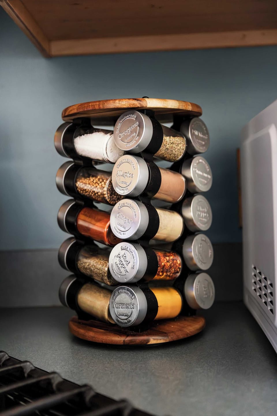 A well-stocked spice rack for easy flavor—perfect for big breakfasts, chili nights, and holiday dinners.