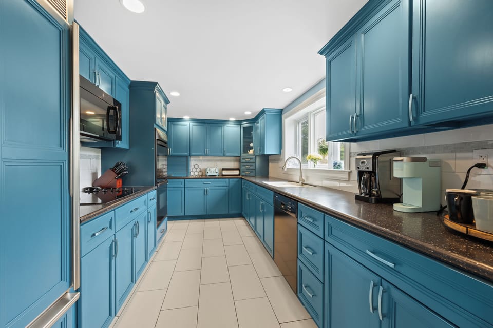 Fully stocked kitchen