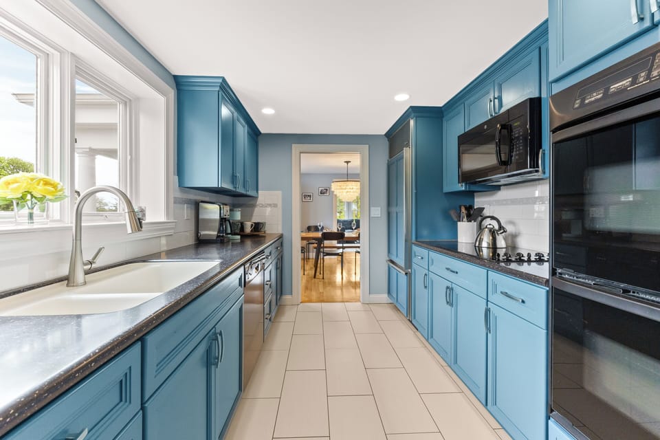 Kitchen through to dining room