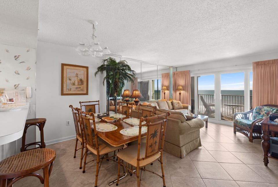 Dining space for family meals or game nights
