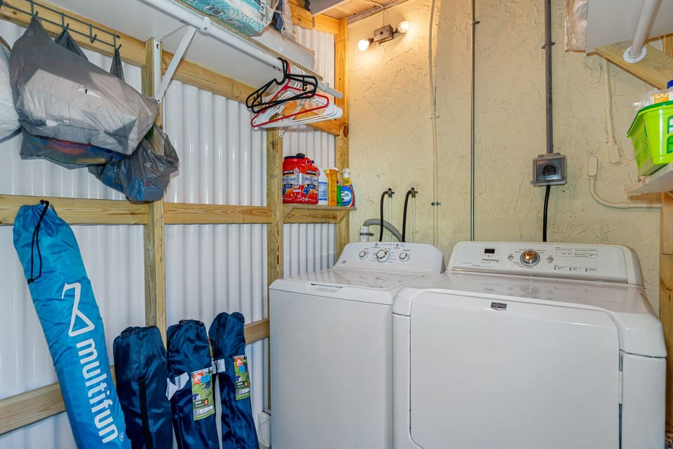 Shared laundry is available upon request.