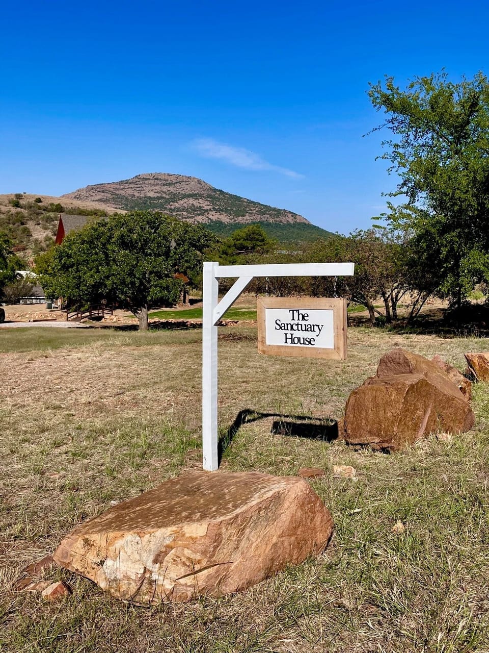 Mount Scott behind the house