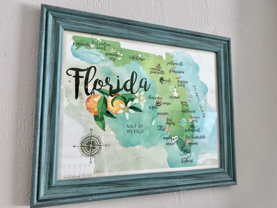 Fun artwork around the home. 