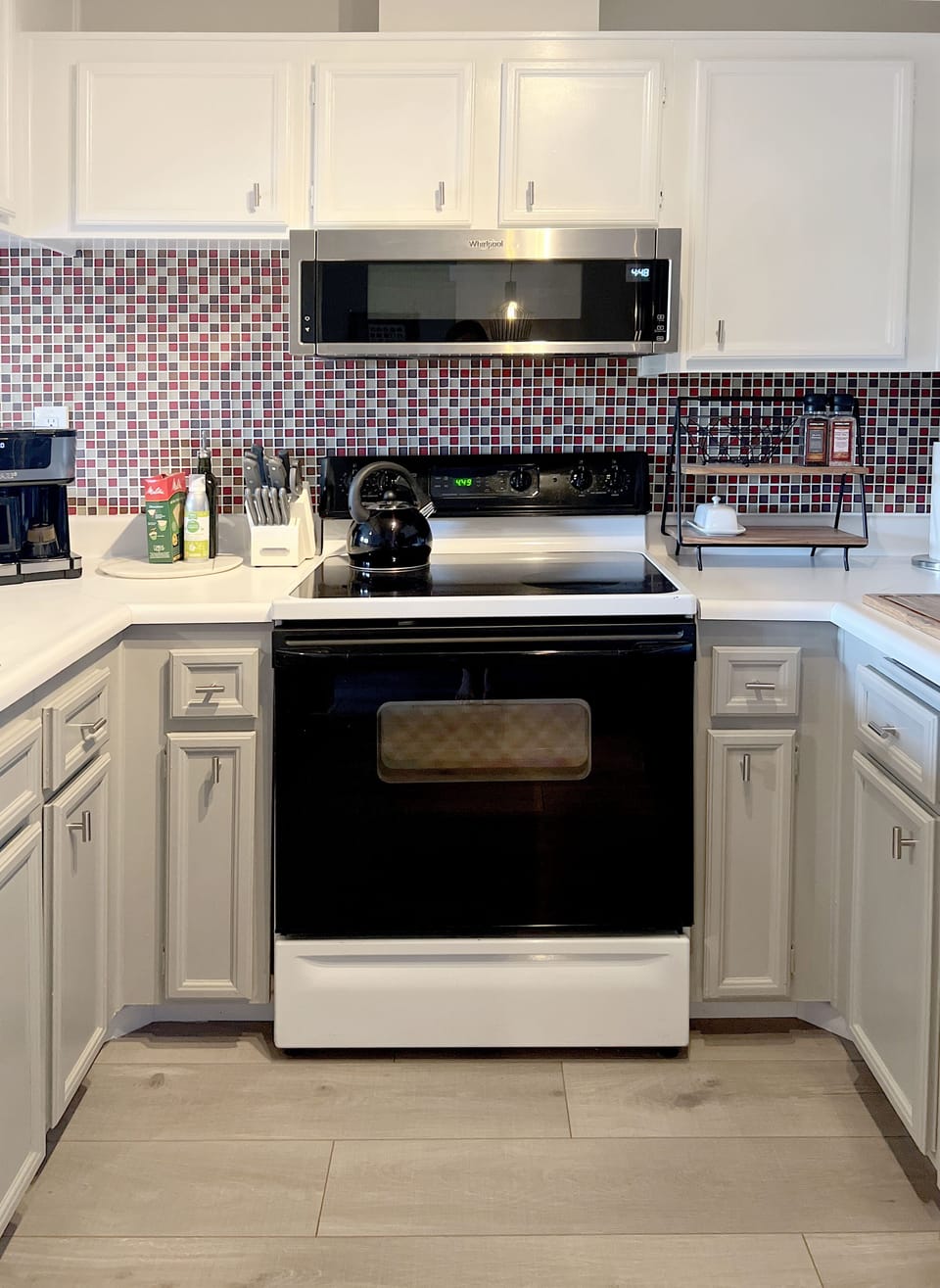 KITCHEN - includes microwave and toaster.