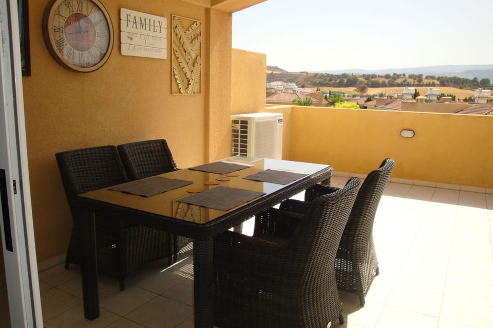 Eating out area with spectacular views