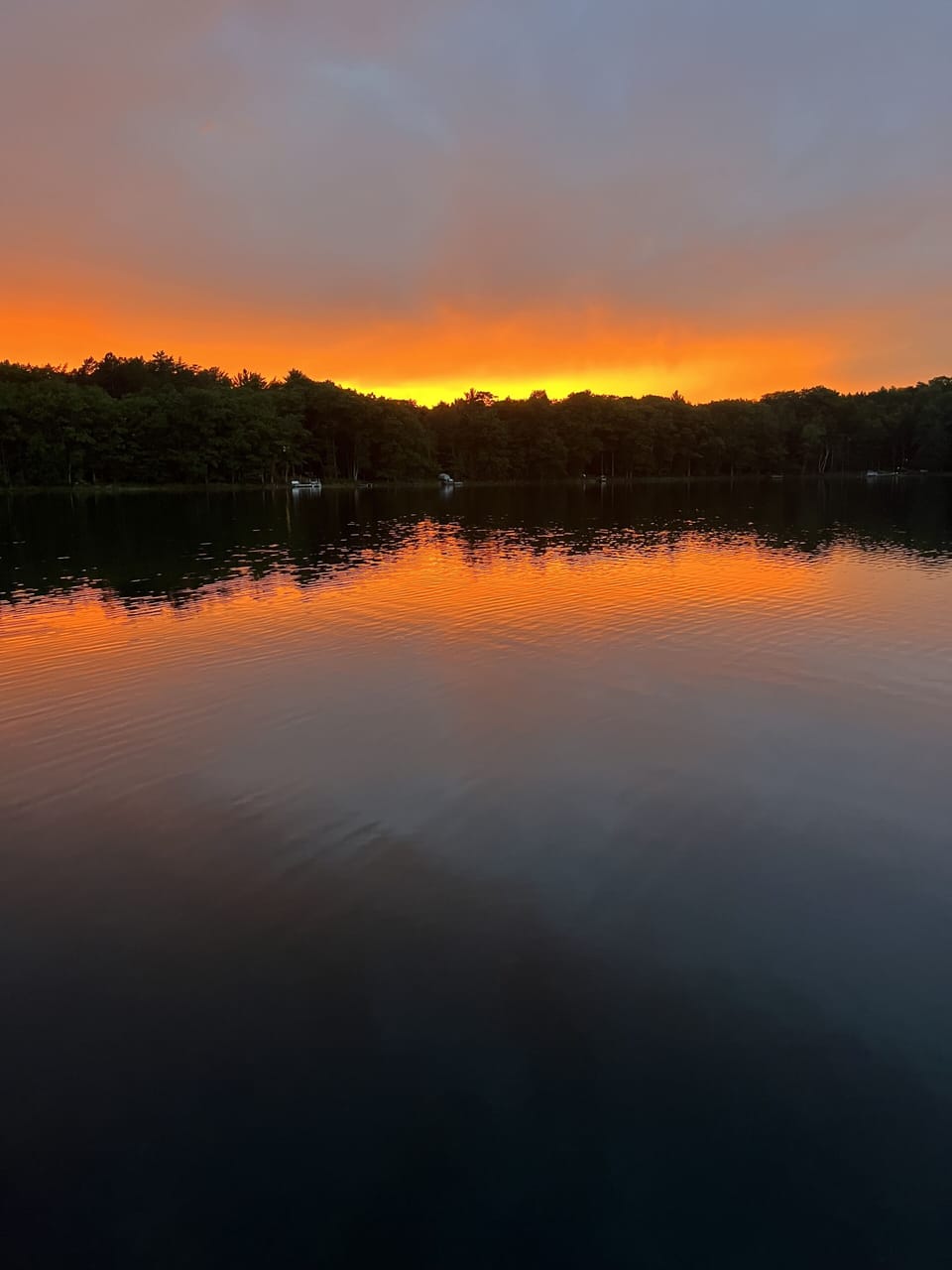 No photo editing here! Beautiful sunsets from our dock!!