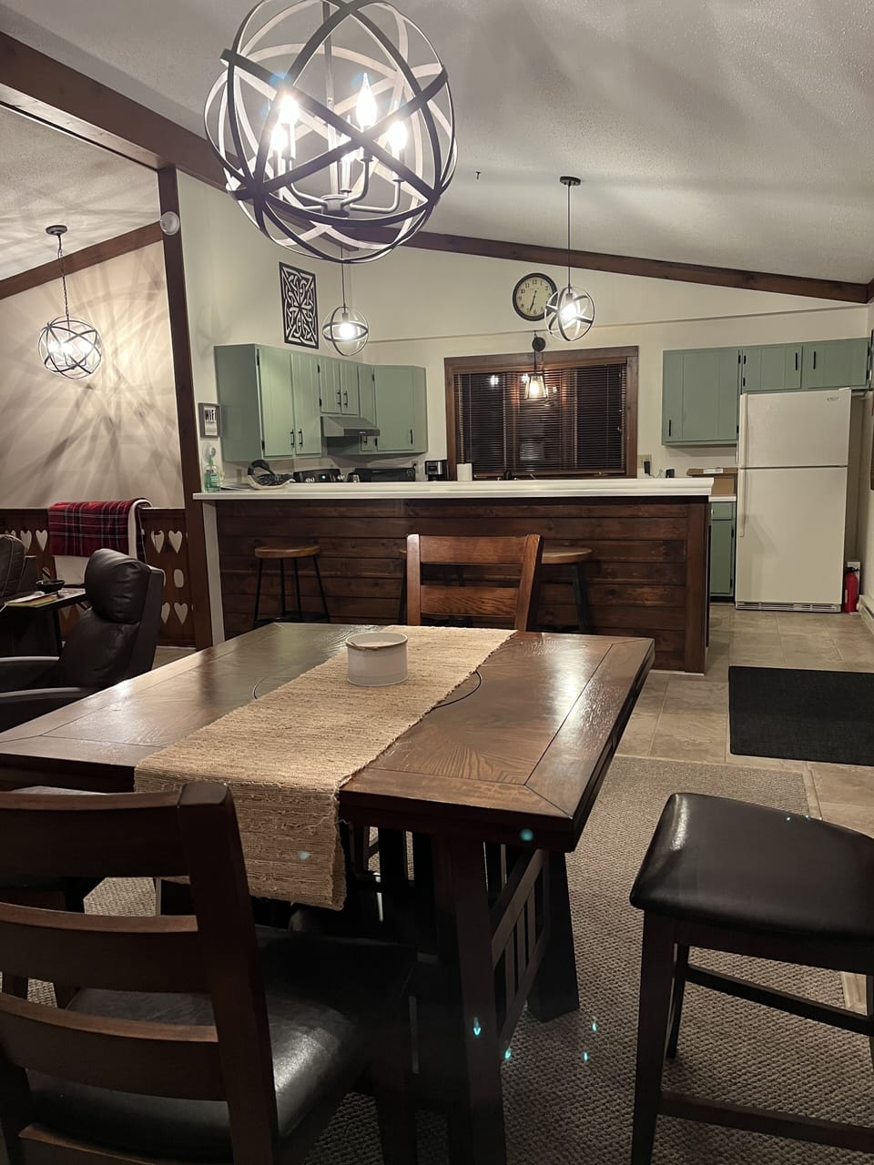 Open concept kitchen/living room 