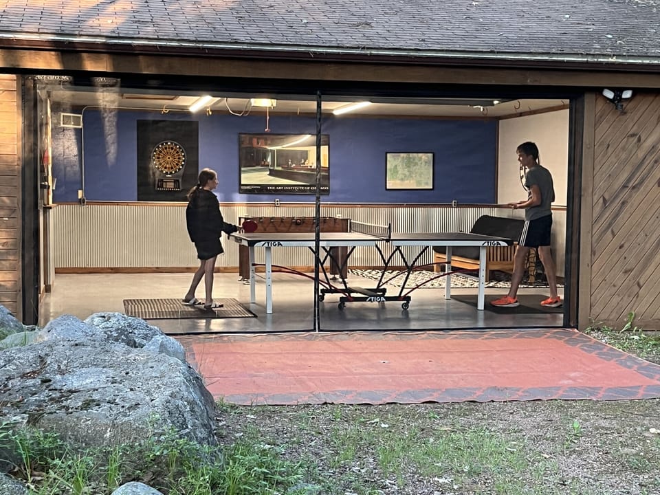 Completely updated game room with screen to feel the outdoor breeze! 