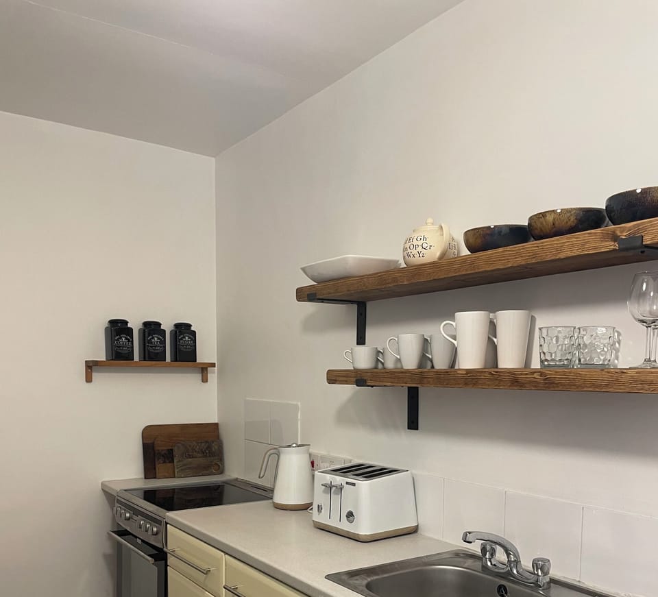 Separate Kitchen-Diner and Separate Bathroom; with a studio longe/bedroom area
