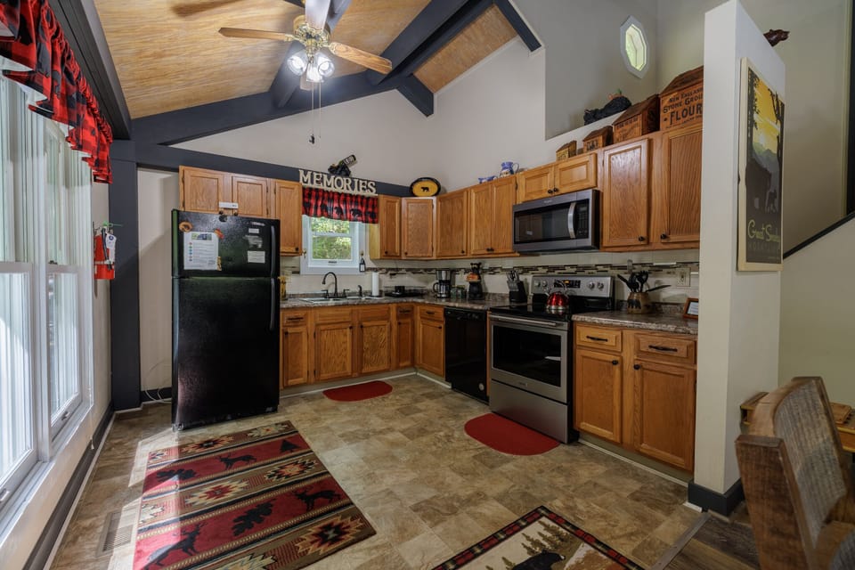 Misty Mountain Hop - Kitchen with Cookware and Keuirig Duo Single Cup/Carafe Coffee Machine