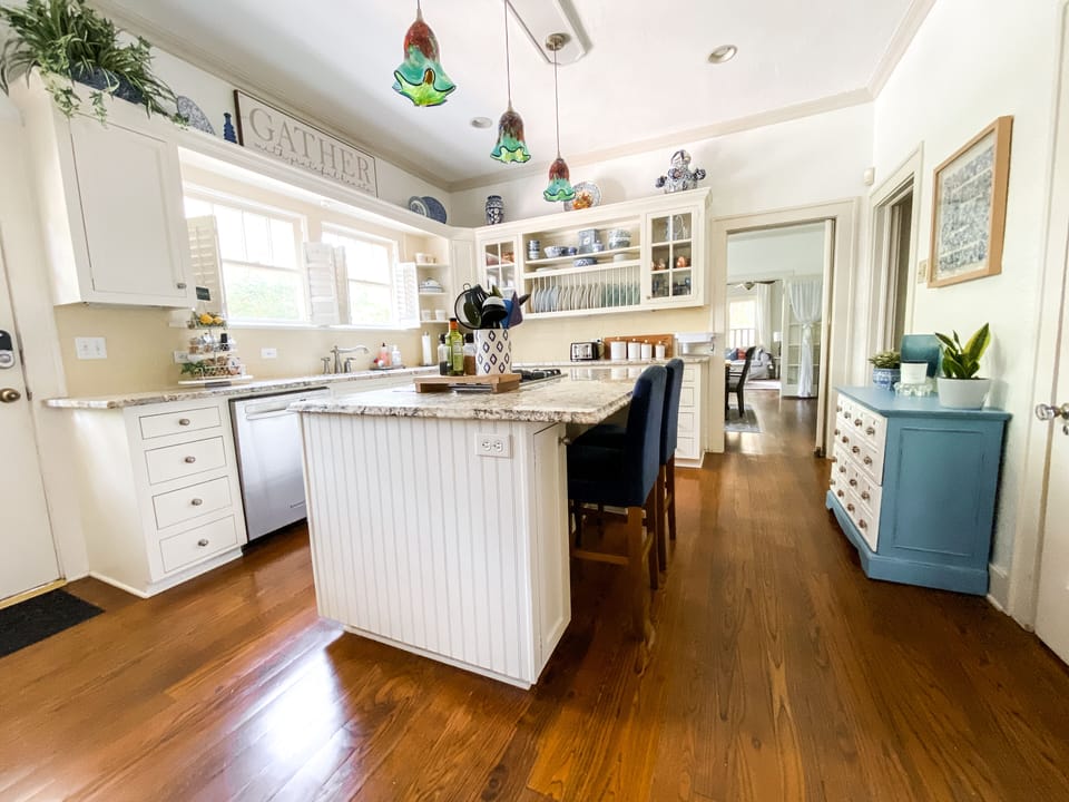 Fully stocked kitchen