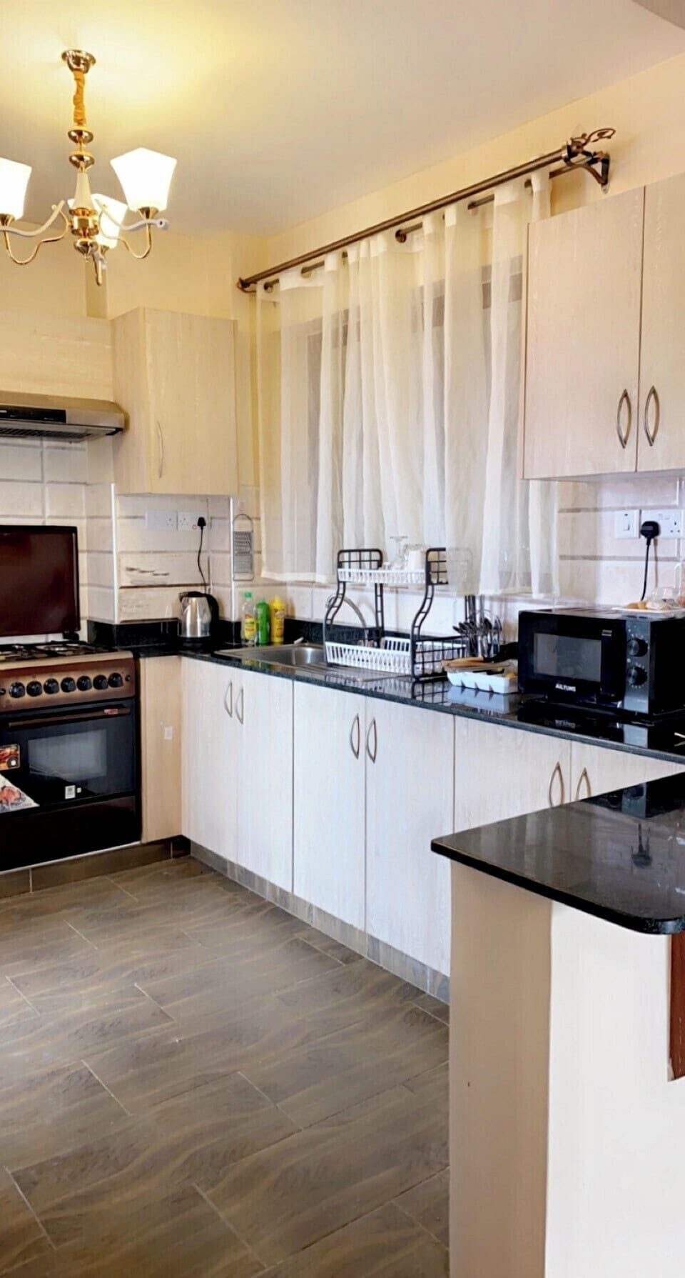 Open plan kitchen