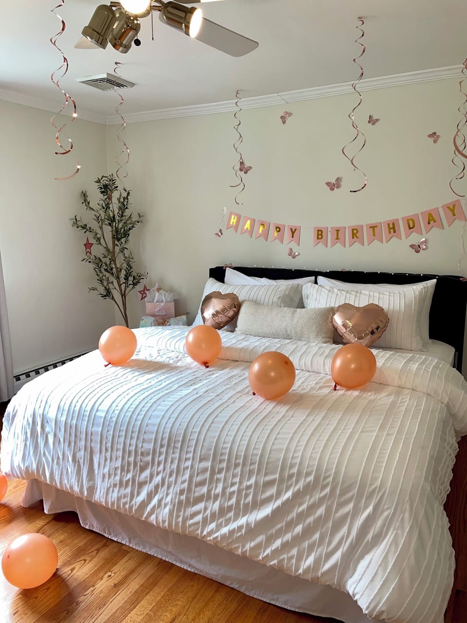 Birthday package for master bedroom