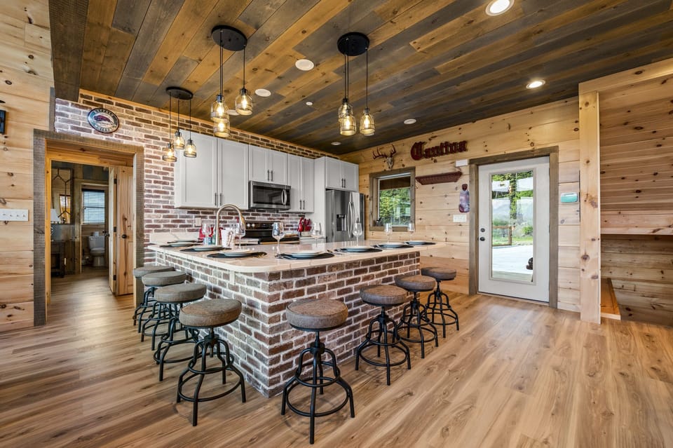 Plenty of seating for meals or socializing.