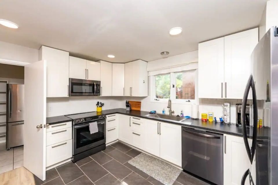 Kitchen with Stainless Steel Appliances
