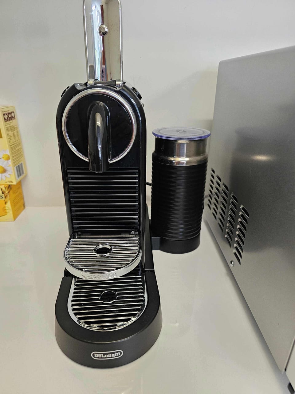 Please note, there is an Espresso Machine, but you will need to bring your own coffee pods.