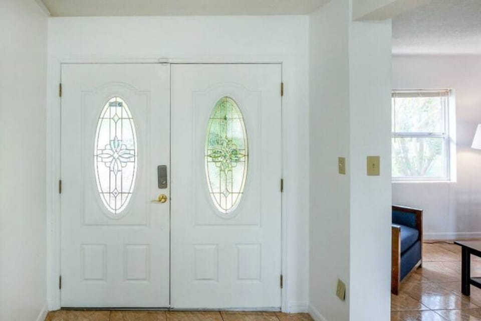 Interior view of the main door