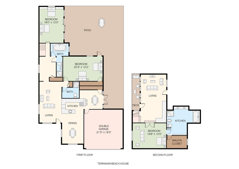 Floor plan of the home