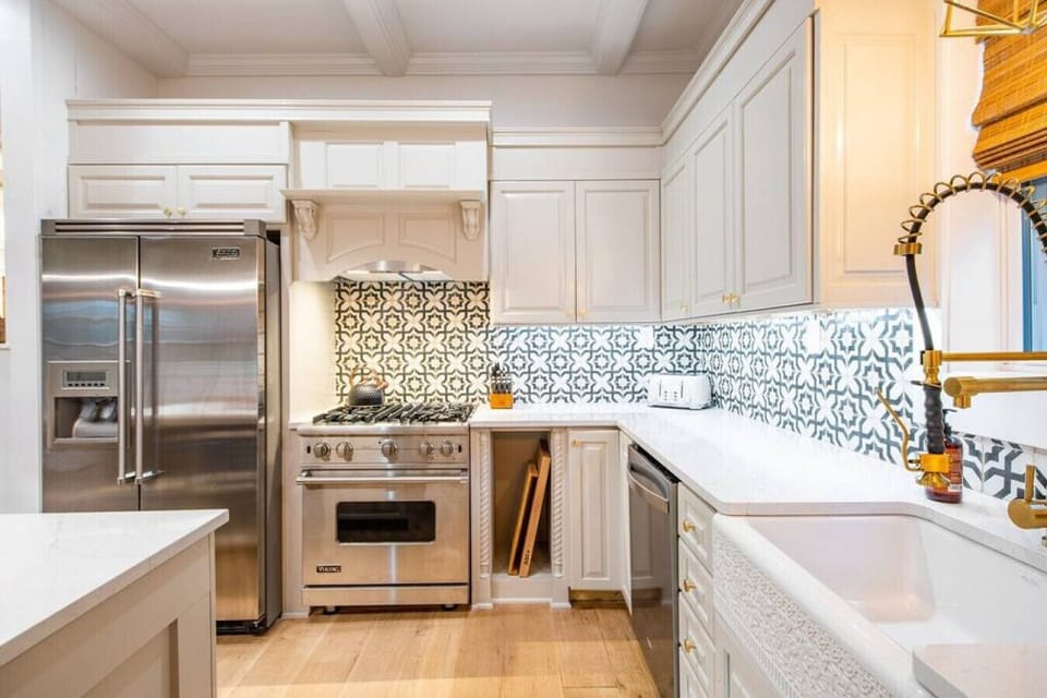 Custom top of the line kitchen with Viking Appliances