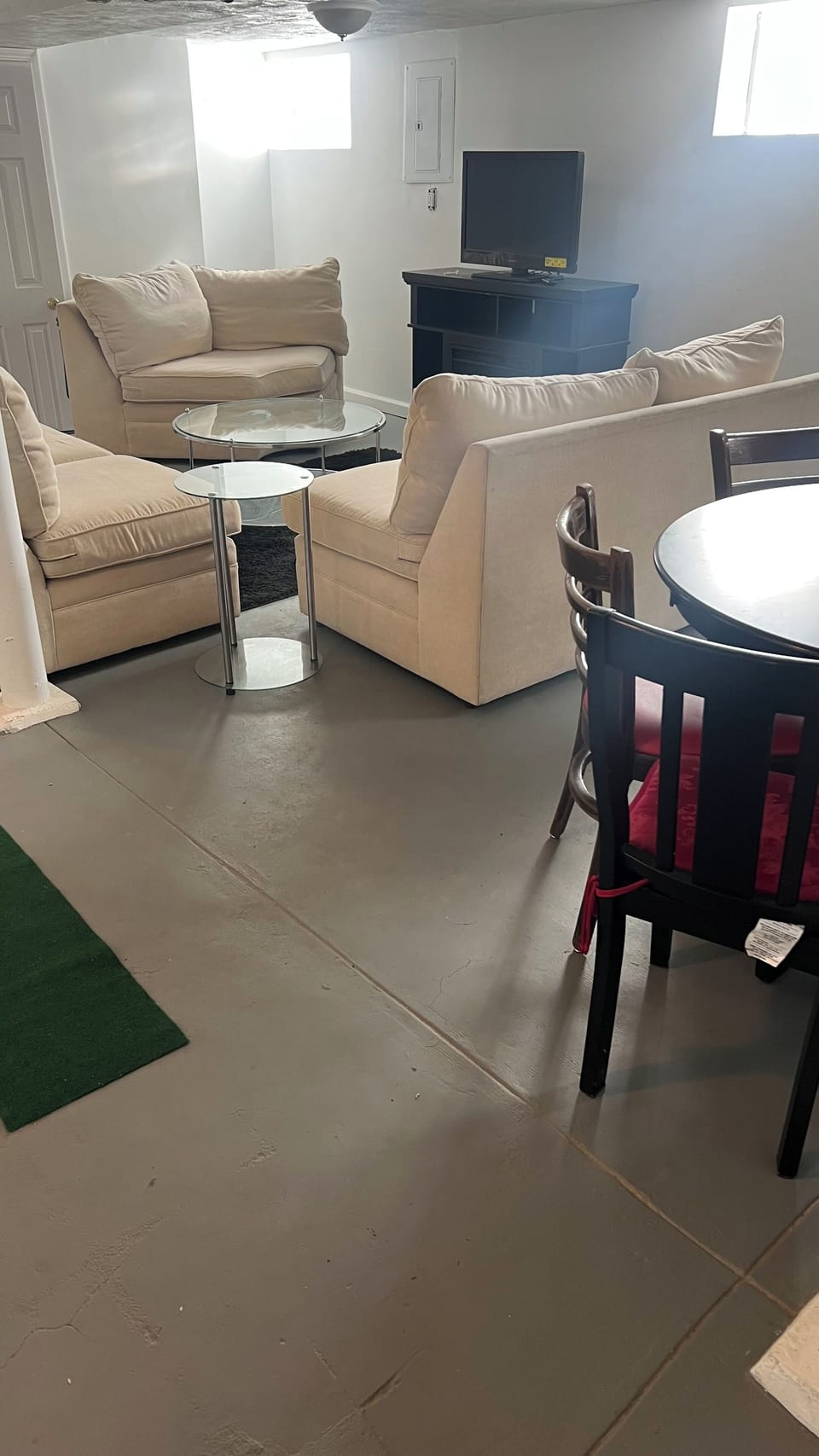 Downstairs area