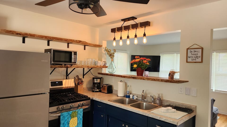 Microwave, Coffee Maker, Toaster