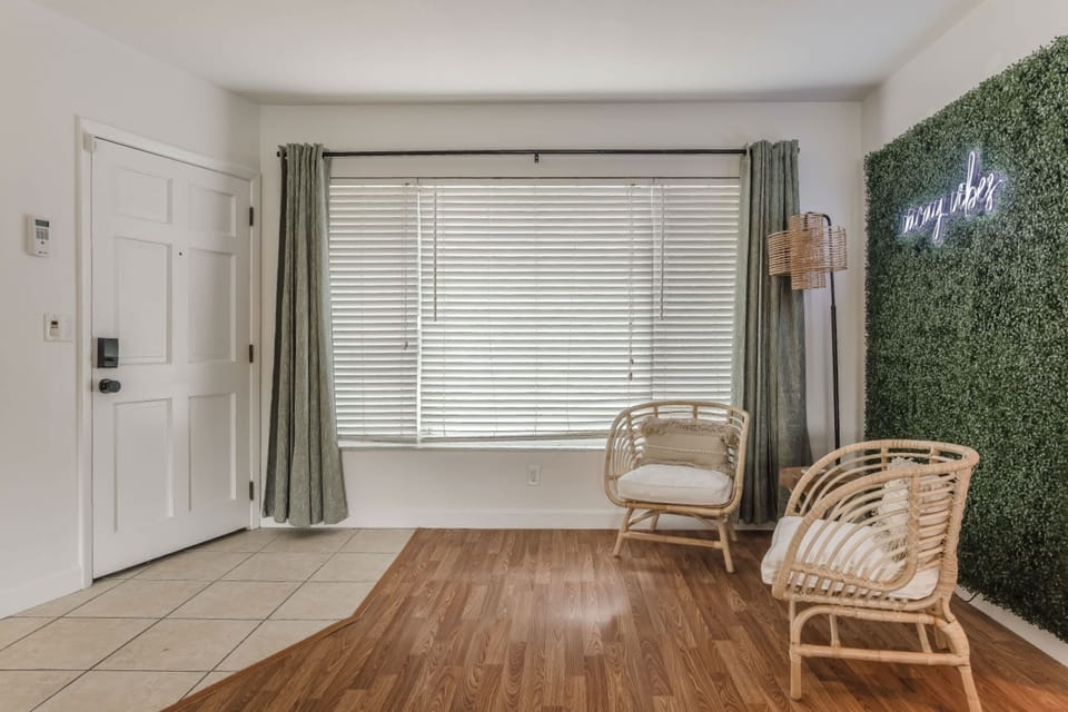 Bedroom corner w/ seating for quiet mornings or reading