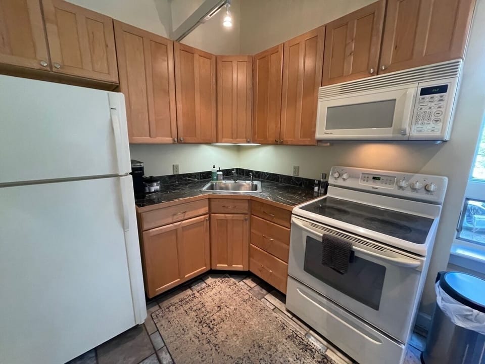 Bright, open kitchen
