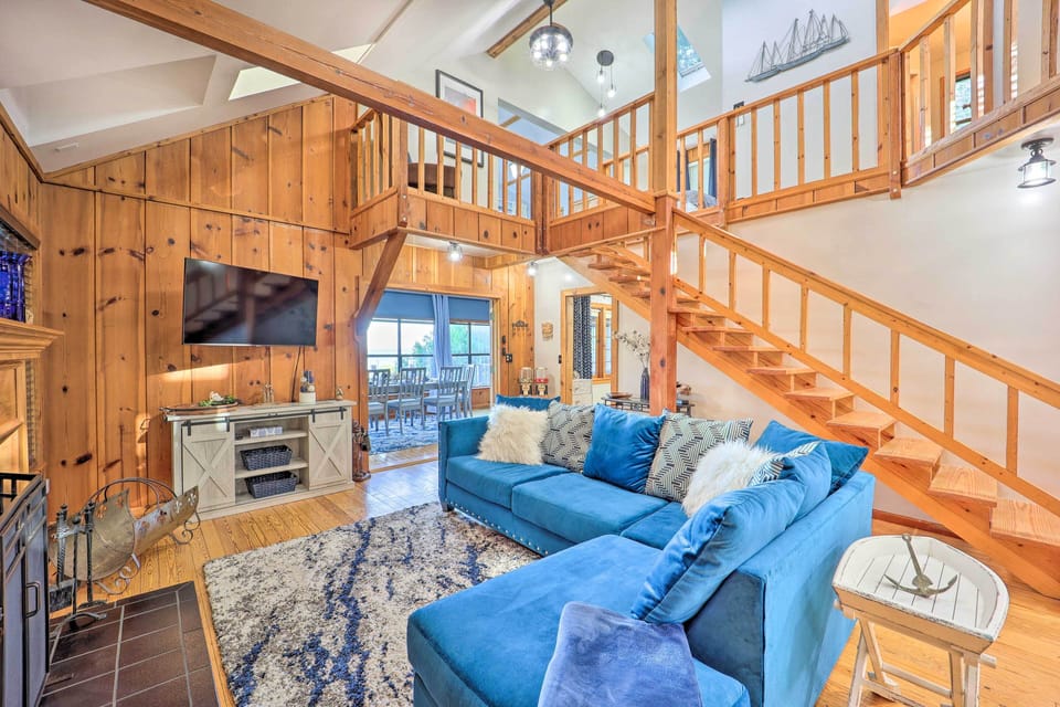 Bernice Vacation Rental | 1,893 Sq Ft | 2BR | Loft | 2.5BA | Stairs Required