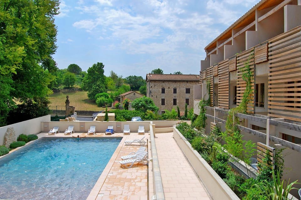 Enjoy the outdoor pool!