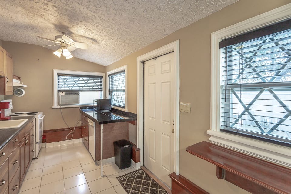 Kitchen and back door entrance