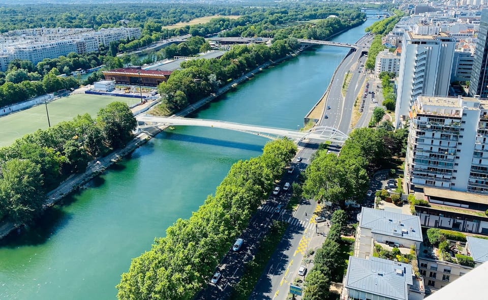 view from kitchen and terrace