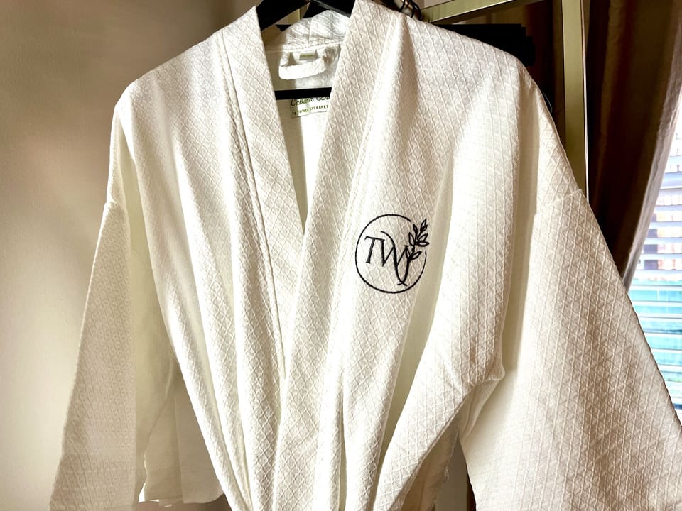 The willis james bedandbreakfast bathrobe