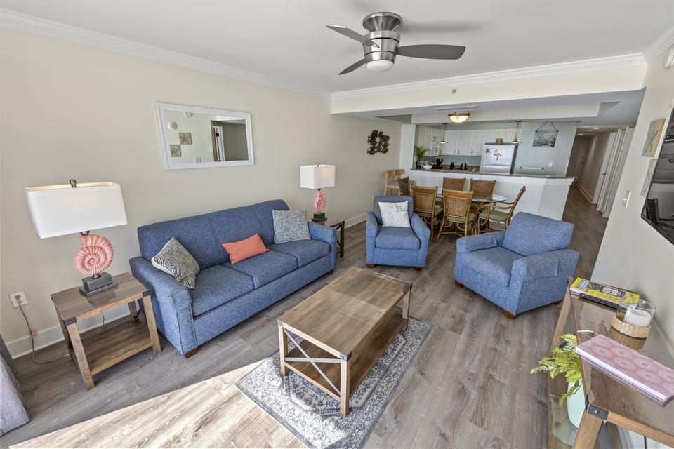 Living Room with Sofa Bed