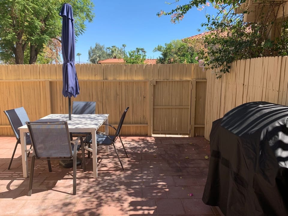 Back patio.
