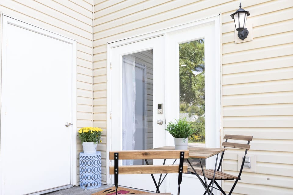 Grab your coffee and relax on the Back Porch.