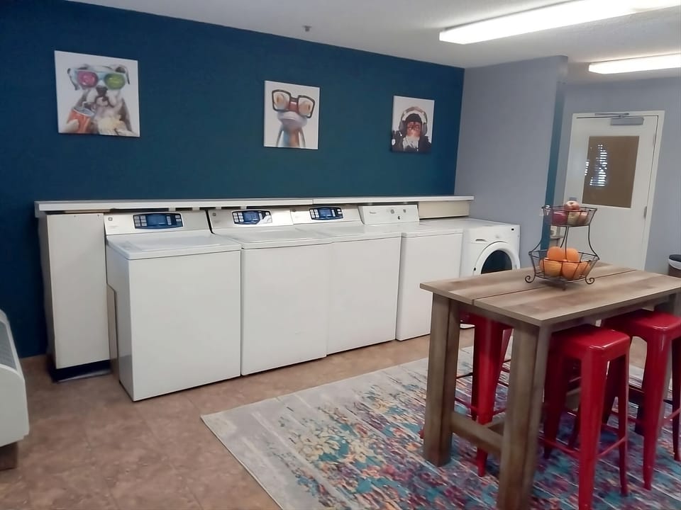 Refresh your wardrobe fast with spacious, easy-to-use laundry.