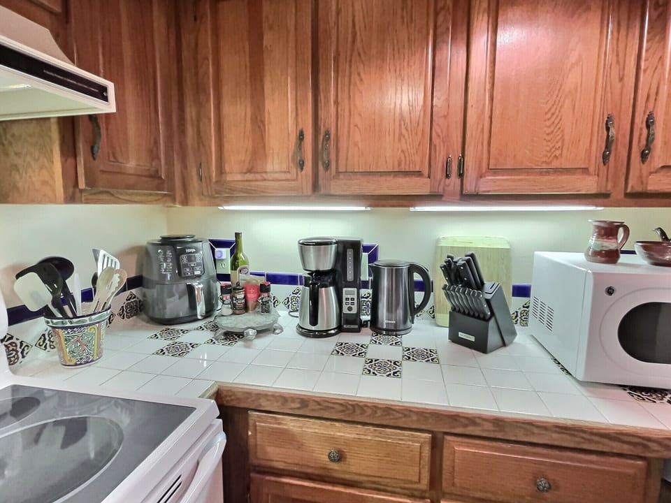 Stocked kitchen is ready for making great meals at home