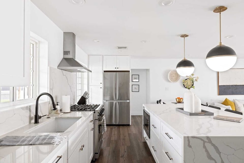 Fully stocked kitchen