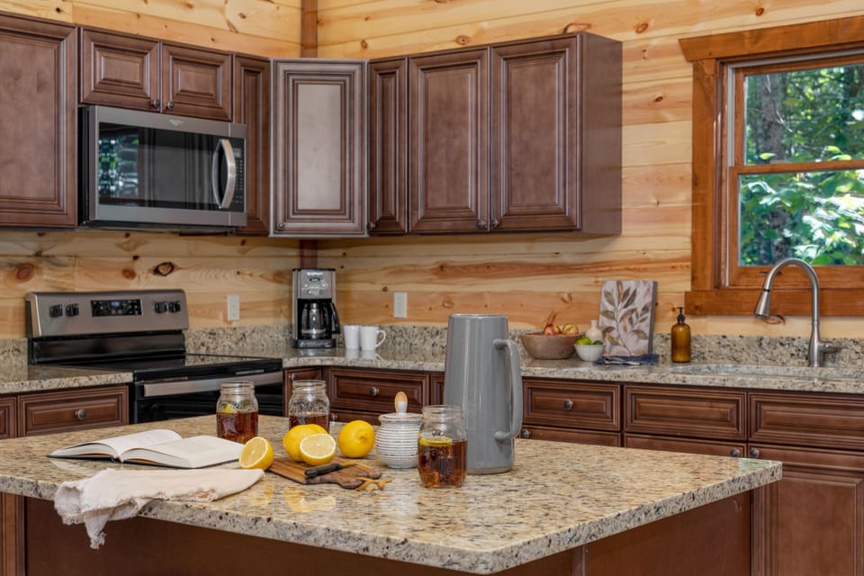 Chef worthy kitchen.