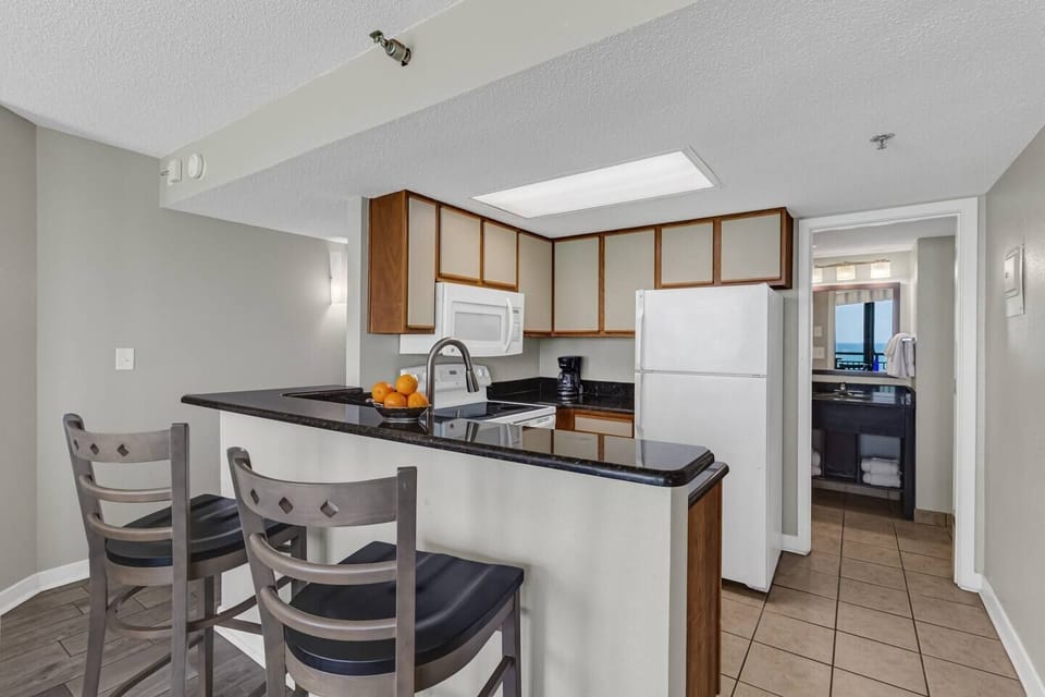 Stylish and modern kitchen that has all the basics