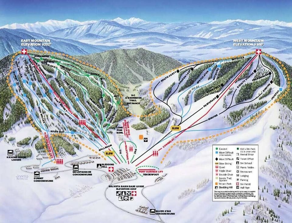 Gramby Ranch Ski Trail Map