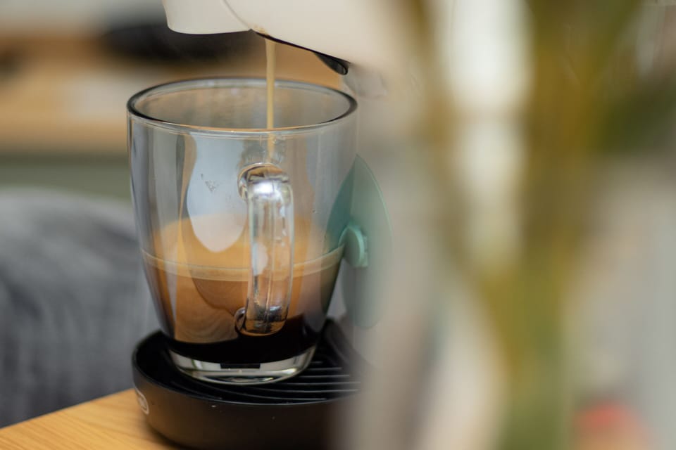 Enjoy real coffee complimentary to your stay