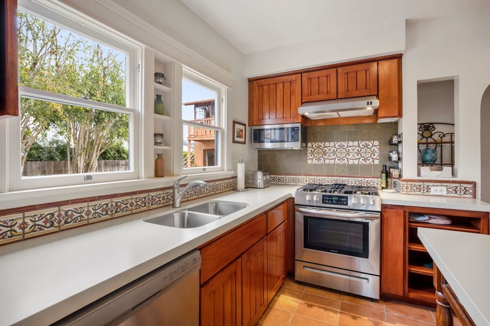 All stainless steel appliances