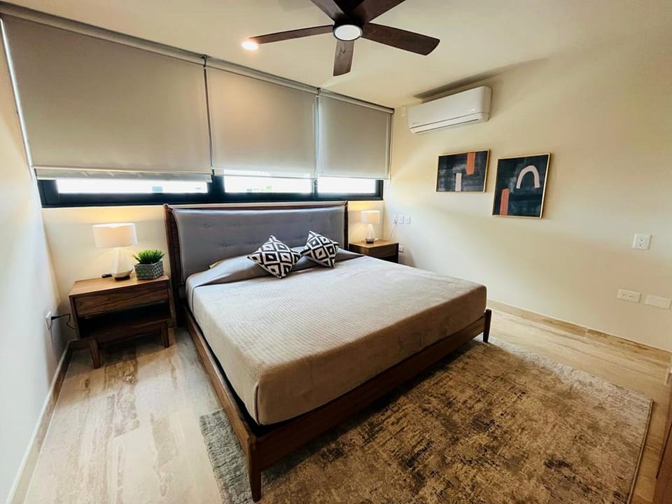 Wide view of the second king bedroom and its comfortable layout.
