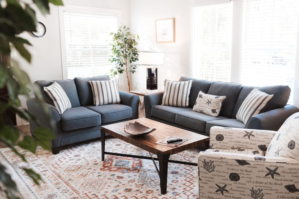 Living Room with Sofa Sleeper