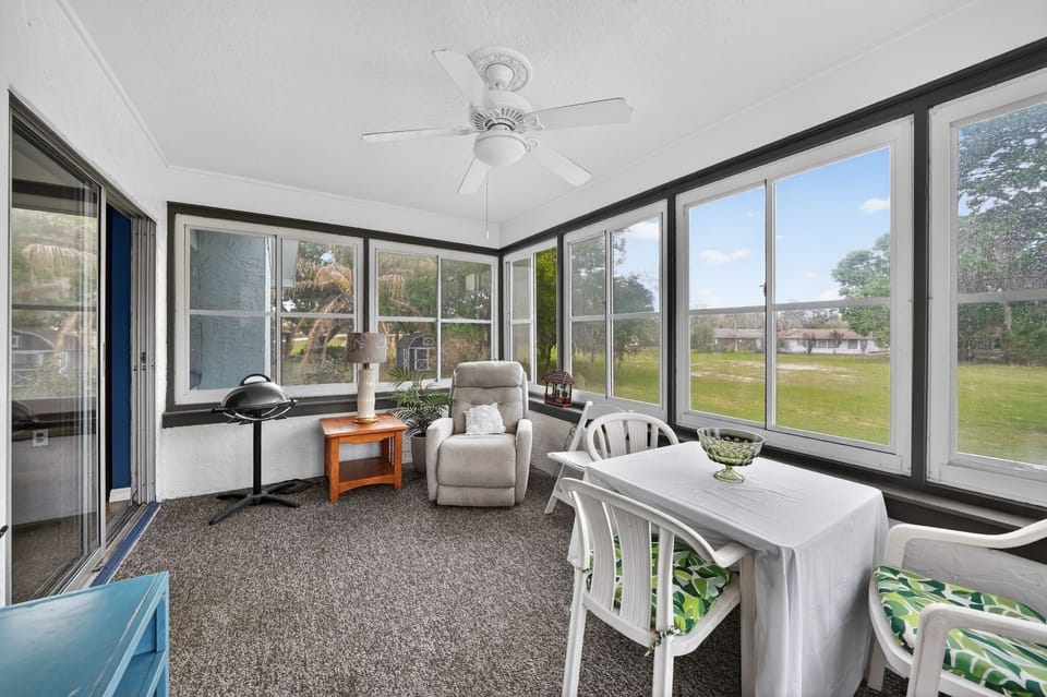 Furniture, Table, Appliance, Ceiling Fan, Indoors