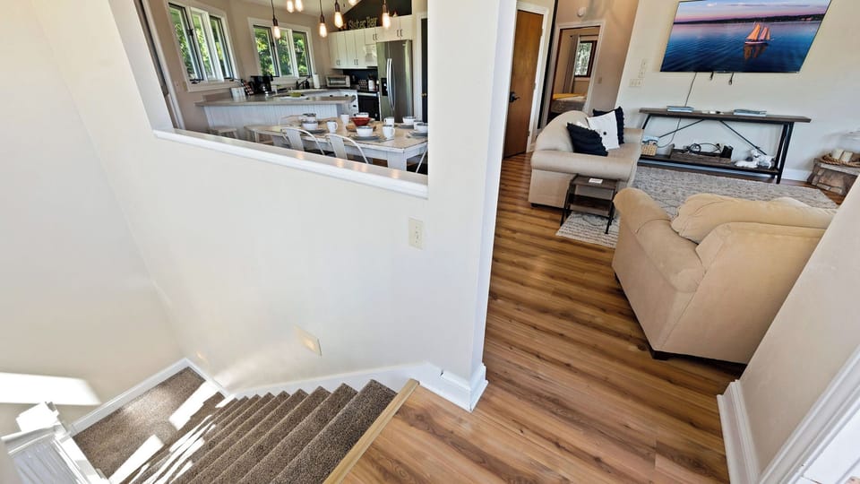 It’s a welcoming space to spend time with family and friends after a day of exploring Door County.