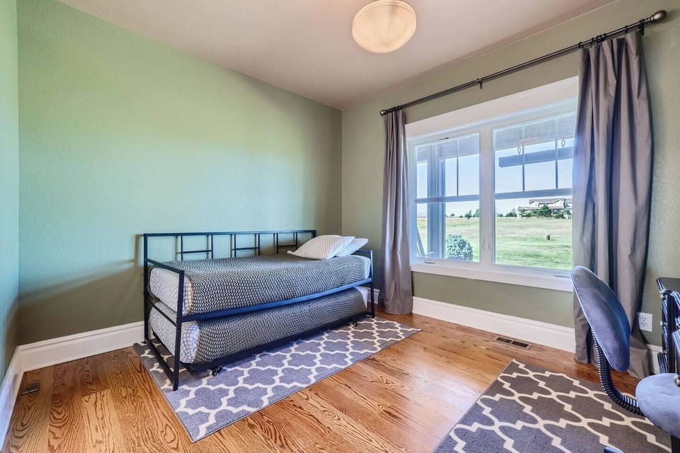 Twin Trundle Bed is a great extra spot close to mom & dad, avoiding stairs