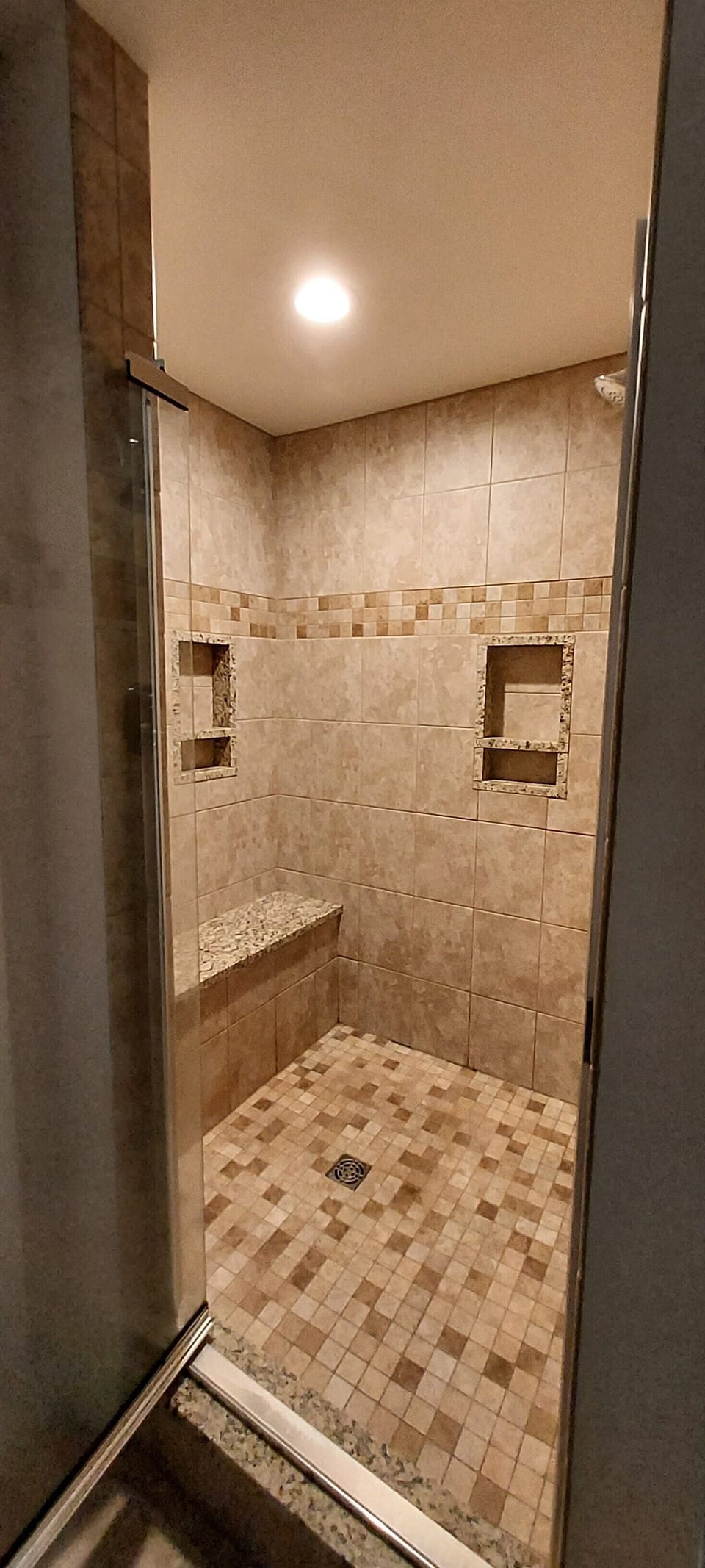 Shower upstairs bathroom 