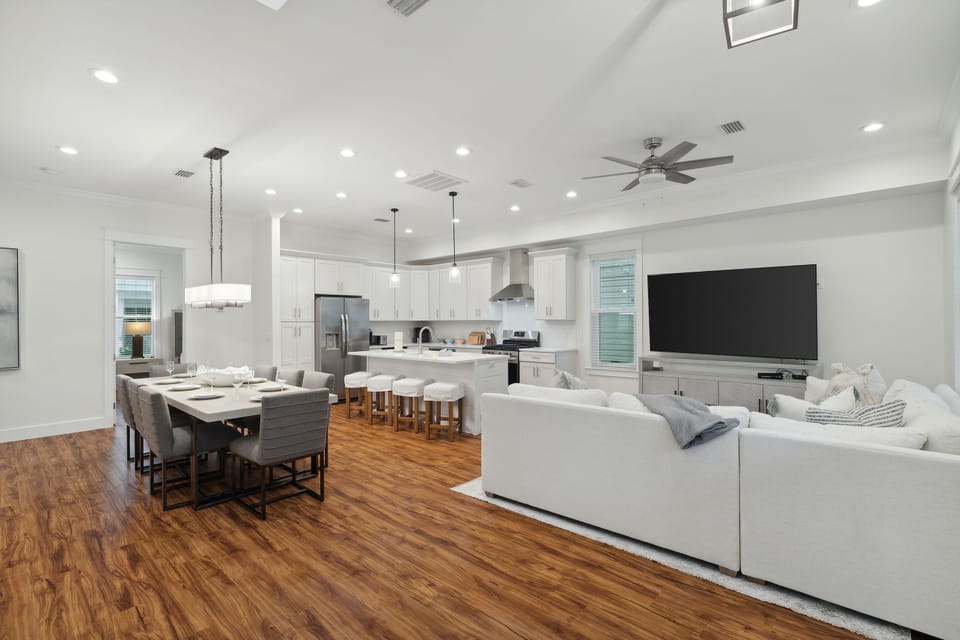 Kitchen and Living Area